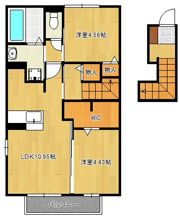 メルヴェーユ下城野IIの間取り画像