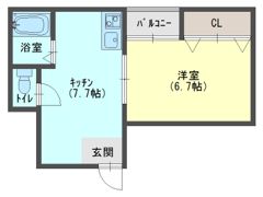 やまさマンションの間取り画像
