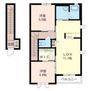 ビエントAの間取り画像