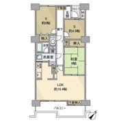 ライオンズマンション南市川の間取り画像