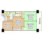 エクセルハイツ下北の間取り画像