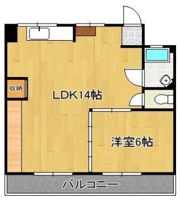 高砂ハイツの間取り画像