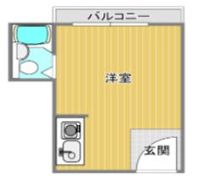 新橋ハイツの間取り画像