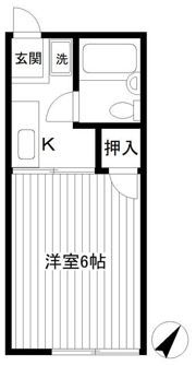 シティハイム中田Aの間取り画像