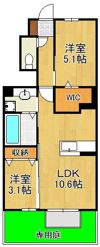 D-ROOM上葛原の間取り画像