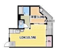 マンション杉岡の間取り画像