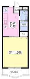 キャッスル雅の間取り画像