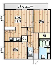 セレノ北寺尾の間取り画像