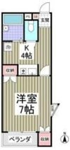 ジャストハイツBの間取り画像