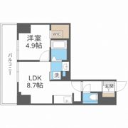 ジオエント新町の間取り画像