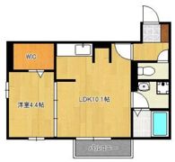 トレス若園館の間取り画像