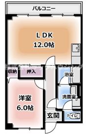 ベルビュー3番館の間取り画像