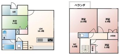 楓の森の間取り画像