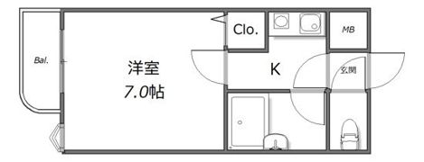 ハーミテージ安朱の間取り画像