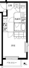 ルーブル蓮根弐番館の間取り画像