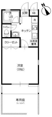 フラワーハイツの間取り画像