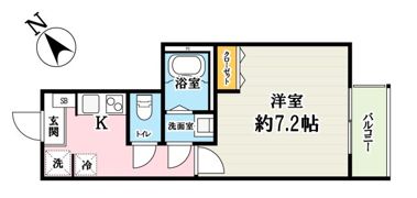 カフーティーダ和光市の間取り画像