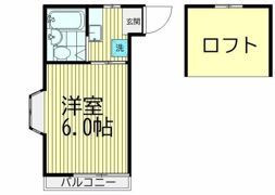 ハイツシバタ2号棟の間取り画像