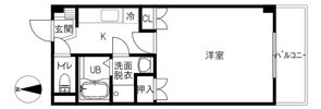 エスペランス徳用B棟の間取り画像