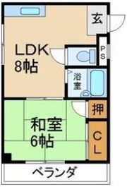 プチシャトー江瀬美の間取り画像