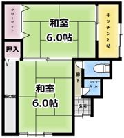 北田モモヨ平家2連棟右1の間取り画像