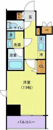 アンベリール西川口の間取り画像