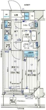 GENOVIA小村井の間取り画像
