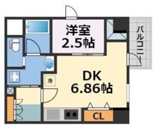 シーズンフラッツ新町の間取り画像