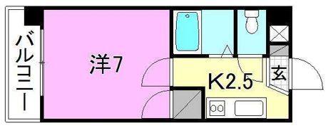 ハイライズABEの間取り画像