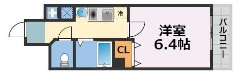 ドエル心斎橋の間取り画像