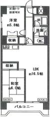 グランメール戸田Ⅱの間取り画像