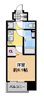 スワンズシティ大阪城ノースの間取り画像