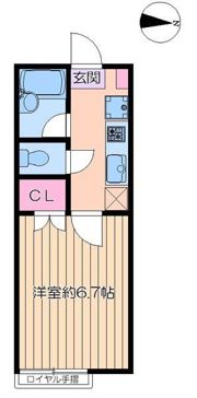 ザ・ロイヤルⅡの間取り画像