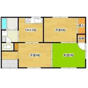 蔵屋貸家 B棟の間取り画像