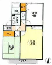 ガーデンムジューの間取り画像