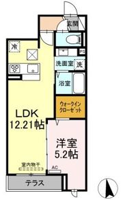 セレスティア松江の間取り画像