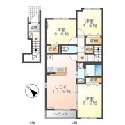 フルール・ド・スリジェの間取り画像