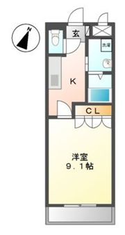 GLICINE（グリシーヌ）の間取り画像