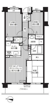 KS桜川の間取り画像