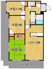 エルザサンリバー戸畑の間取り画像