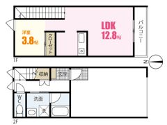ラヴィーヌ三入A棟の間取り画像