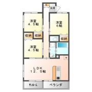大丸西原マンションの間取り画像