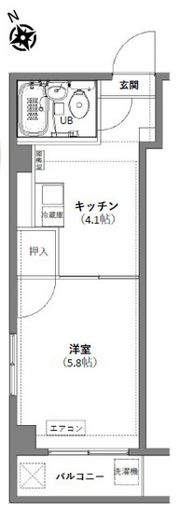 アミティ白島の間取り画像