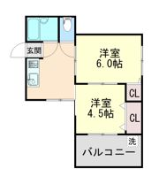 六甲アビタシオンの間取り画像