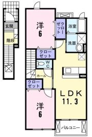 ペアセロベAの間取り画像