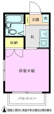 荒井コーポの間取り画像