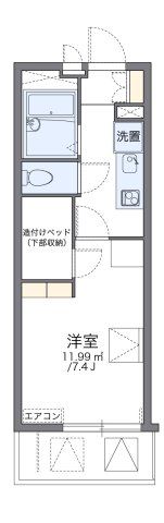 レオパレスいえぷりの間取り画像