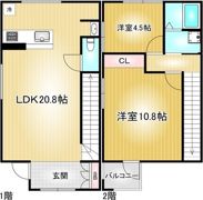カッツェカヤバの間取り画像