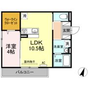 プレーゴ東雲本町の間取り画像