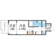 セレニテ東梅田アリエの間取り画像